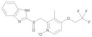 2-[(RS)-[[3-Methyl-1-oxido-4-(2,2,2-trifluoroethoxy)pyridin-2-yl]methyl]sulphinyl]-1H-benzimidazole (Lansoprazole N-Oxide)