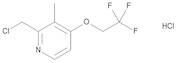 2-Chloromethyl-3-methyl-4-(2,2,2-trifluoro-ethoxy)pyridine Hydrochloride