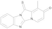 1-Methyl-12-thioxopyrido[1',2':3,4]imidazo[1,2-a]benzimidazol-2(12H)-one