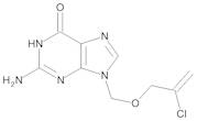 2-Amino-9-[[(2-chloroprop-2-en-1-yl)oxy]methyl]-1,9-dihydro-6H-purin-6-one (Vinylchloroganciclovir)