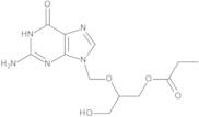 (2RS)-2-[(2-Amino-6-oxo-1,6-dihydro-9H-purin-9-yl)methoxy]-3-hydroxy-propyl Propionate (Ganciclovir Monopropionate)