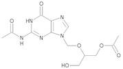 2-[[2-(Acetylamino)-6-oxo-1,6-dihydro-9H-purin-9-yl]methoxy]-3-hydroxypropyl Acetate