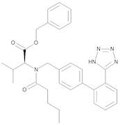Benzyl (2S)-3-Methyl-2-[pentanoyl[[2'-(1H-tetrazol-5-yl)biphenyl-4-yl]methyl]amino]butanoate