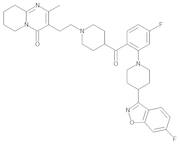3-[2-[4-[4-Fluoro-2-[4-(6-fluoro-1,2-benzisoxazol-3-yl)piperidin-1-yl]benzoyl]piperidin-1-yl]ethyl]-2-methyl-6,7,8,9-tetrahydro-4H-pyrido-[1,2-a]pyrimidin-4-one
