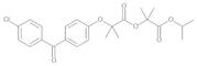 1-Methylethyl 2-[[2-[4-(4-Chlorobenzoyl)phenoxy]-2-methylpropanoyl]oxy]-2-methylpropanoate