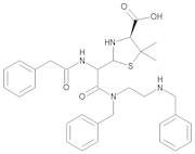 (4S)-2-[2-[Benzyl[2-(benzylamino)ethyl]amino]-2-oxo-1-(2-phenylacetamido)ethyl]-5,5-dimethyl-1,3-t…