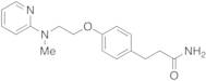 3-[4-[2-[Methyl(pyridin-2-yl)amino]ethoxy]phenyl]propanamide