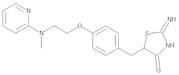 5-[4-[2-[Methyl(pyridin-2-yl)amino]ethoxy]benzyl]-2-imino-1,3-thiazolidin-4-one