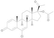 6-Chloro-3,20-dioxopregna-1,4,6-trien-17-yl Acetate (Delmadinone Acetate; 1,2-Didehydrochlormadinone Acetate)