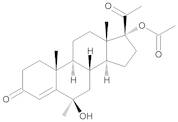 6β-Hydroxy-6-methyl-3,20-dioxopregn-4-en-17-yl Acetate (6β-Hydroxymedroxyprogesterone Acetate)