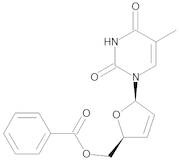 1-(5-O-Benzoyl-2,3-dideoxy-beta-D-glycero-pent-2-enofuranosyl)-5-methylpyrimidine-2,4(1H,3H)-dione