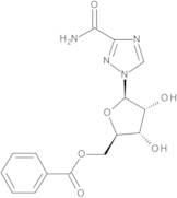 1-(5-O-Benzoyl-β-D-ribofuranosyl)-1H-1,2,4-triazole-3-carboxamide (5'-O-Benzoylribavirin)