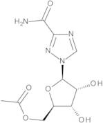 1-(5-O-Acetyl-β-D-ribofuranosyl)-1H-1,2,4-triazole-3-carboxamide (5'-O-Acetylribavirin)