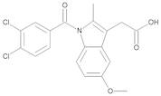 [1-(3,4-Dichlorobenzoyl)-5-methoxy-2-methyl-1H-indol-3-yl]acetic Acid (3,4-Dichloroindometacin)