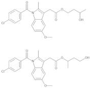 Indometacin 1,3-Butylene Glycol Esters (Mixture of Isomers)