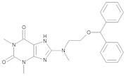 8-[(2-(Diphenylmethoxy)ethyl)(methyl)amino]-1,3-dimethyl-3,7-dihydro-1H-purine-2,6-dione
