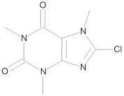 8-Chloro-1,3,7-trimethyl-3,7-dihydro-1H-purine-2,6-dione (8-Chlorocaffeine)