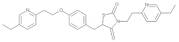 (5RS)-5-[[4-[2-(5-Ethylpyridin-2-yl)ethoxy]phenyl]methyl]-3-[2-(5-ethylpyridin-2-yl)ethyl]thiazolidine-2,4-dione