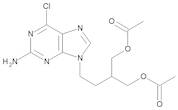 9-[4-Acetoxy-3-(acetoxymethyl)butyl]-2-amino-6-chloropurine