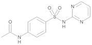 N-[4-(Pyrimidin-2-ylsulfamoyl)phenyl]acetamide (Acetylsulfadiazine)