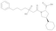 (4S)-4-Cyclohexyl-[(4-phenylbutyl)phosphinyl]acetyl-L-proline