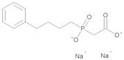 2-[Hydroxy(4-phenylbutyl)phosphoryl]acetic Acid Disodium Salt