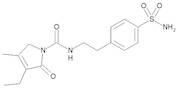 3-Ethyl-4-methyl-2-oxo-N-[2-(4-sulphamoylphenyl)ethyl]-2,3-dihydro-1H-pyrrole-1-carboxamide (Glimepiride Sulphonamide)