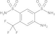 4-Amino-6-(trifluoromethyl)benzene-1,3-disulphonamide