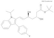 1,1-Dimethylethyl (3RS,5SR,6E)-7-[3-(4-Fluorophenyl)-1-(1-methylethyl)-1H-indol-2-yl]-3,5-dihydroxyhept-6-enoate (Fluvastatin tert-Butyl Ester)