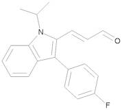 (E)-3-[3-(4-Fluorophenyl)-1-(1-methylethyl)-1H-indol-2-yl]prop-2-enal