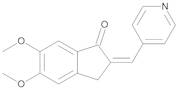 5,6-Dimethoxy-2-[(4-pyridyl)methylene]indan-1-one