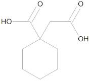 1-(Carboxymethyl)cyclohexanecarboxylic Acid