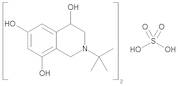 (4RS)-2-(1,1-Dimethylethyl)-1,2,3,4-tetrahydroisoquinoline-4,6,8-triol Hemisulphate