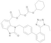 (1RS)-1-[[(Cyclohexyloxy)carbonyl]-oxy]ethyl 3-[[2'-(1-Ethyl-1H-tetrazol-5-yl)biphenyl-4-yl]methyl]-2-oxo-2,3-dihydro-1H-benzimidazole-4-carboxylate