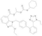 (1RS)-1-[[(Cyclohexyloxy)carbonyl]-oxy]ethyl 2-Ethoxy-1-[[2'-(1-ethyl-1H-tetrazol-5-yl)biphenyl-4-yl]methyl]-1H-benzimidazole-7-carboxylate