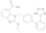 2-Ethoxy-1-[[2'-(1H-tetrazol-5-yl)biphenyl-4-yl]methyl]-1H-benzimidazole-7-carboxylic Acid (Candesartan)