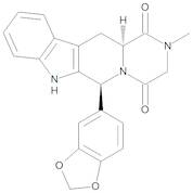 (6S,12aS)-6-(1,3-Benzodioxol-5-yl)-2-methyl-2,3,6,7,12,12a-hexahydropyrazino[1',2':1,6]pyrido[3,4-b]indole-1,4-dione ((6S,12aS)-Tadalafil)