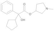 1-Methylpyrrolidin-3-yl 2-Cyclopentyl-2-hydroxy-2-phenylacetate