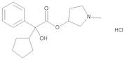 1-Methylpyrrolidin-3-yl 2-Cyclopentyl-2-hydroxy-2-phenylacetate Hydrochloride