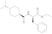 Ethyl N-[[trans-4-(1-Methylethyl)cyclohexyl]carbonyl]-D-phenylalaninate (Nateglinide Ethyl Ester)