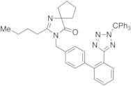 2-Butyl-3-[[2'-[2-(triphenylmethyl)-2H-tetrazol-5-yl][1,1'-biphenyl]-4-yl]methyl]-1,3-diazaspiro[4.4]non-1-en-4-one