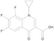 1-Cyclopropyl-6,7,8-trifluoro-1,4-dihydro-4-oxoquinoline-3-carboxylic Acid