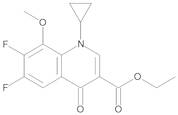 1-Cyclopropyl-6,7-difluoro-8-methoxy-4-oxo-1,4-dihydroquinoline-3-carboxylic Acid Ethyl Ester