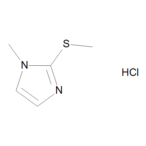 1-Methyl-2-(methylsulphanyl)-1H-imidazole Hydrochloride