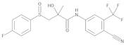 N-[4-Cyano-3-(trifluoromethyl)phenyl]-3-[(4-fluorophenyl)sulfinyl]-2-hydroxy-2-methylpropanamide