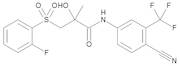 (2RS)-N-[4-Cyano-3-(trifluoromethyl)phenyl]-3-[(2-fluorophenyl)sulfonyl]-2-hydroxy-2-methylpropanamide
