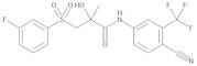 (RS)-N-[4-Cyano-3-(trifluoromethyl)phenyl]-3-(3-fluorophenylsulfonyl)-2-hydroxy-2-methylpropanamide
