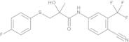 (2RS)-N-[4-Cyano-3-(trifluoromethyl)phenyl]-3-[(4-fluorophenyl)sulfanyl]-2-hydroxy-2-methylpropa...