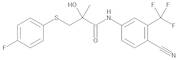 (2RS)-N-[4-Cyano-3-(trifluoromethyl)phenyl]-3-[(4-fluorophenyl)sulfanyl]-2-hydroxy-2-methylpropanamide