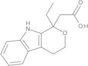 2-[(1RS)-1-Ethyl-1,3,4,9-tetrahydropyrano[3,4-b]indol-1-yl]acetic Acid (8-Desethyl Etodolac)